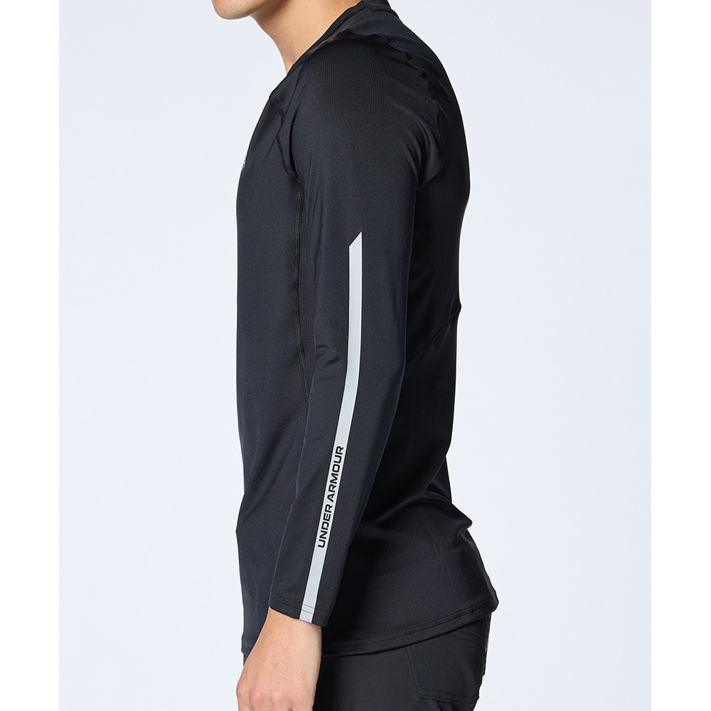アンダーアーマー（UNDER ARMOUR）（メンズ）ゴルフウェア 吸汗速乾 HG フィッティド ノベルティ ロングスリーブ クルーネック シャツ 1384825 001