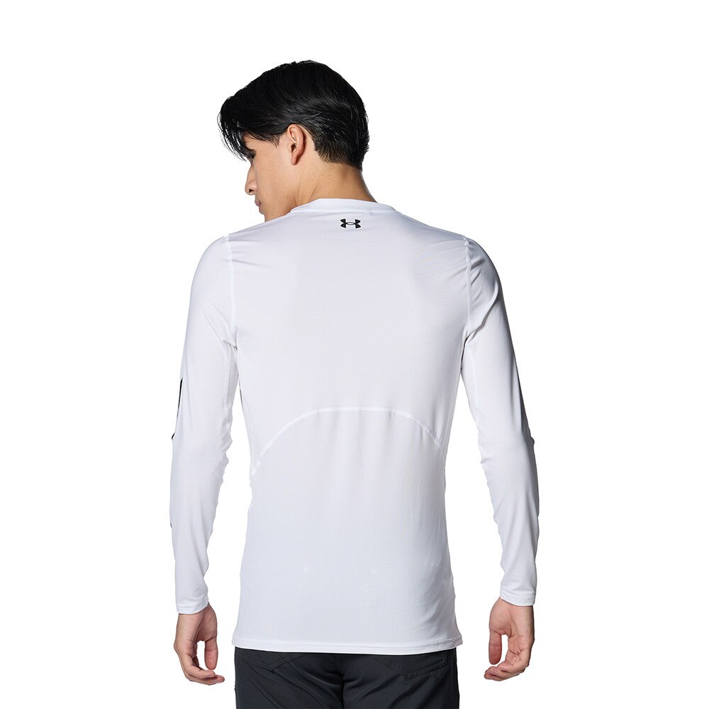 アンダーアーマー（UNDER ARMOUR）（メンズ）ゴルフウェア インナー 吸汗速乾 HG フィッティド ノベルティ ロングスリーブ クルーネック シャツ 1384825 100★★★