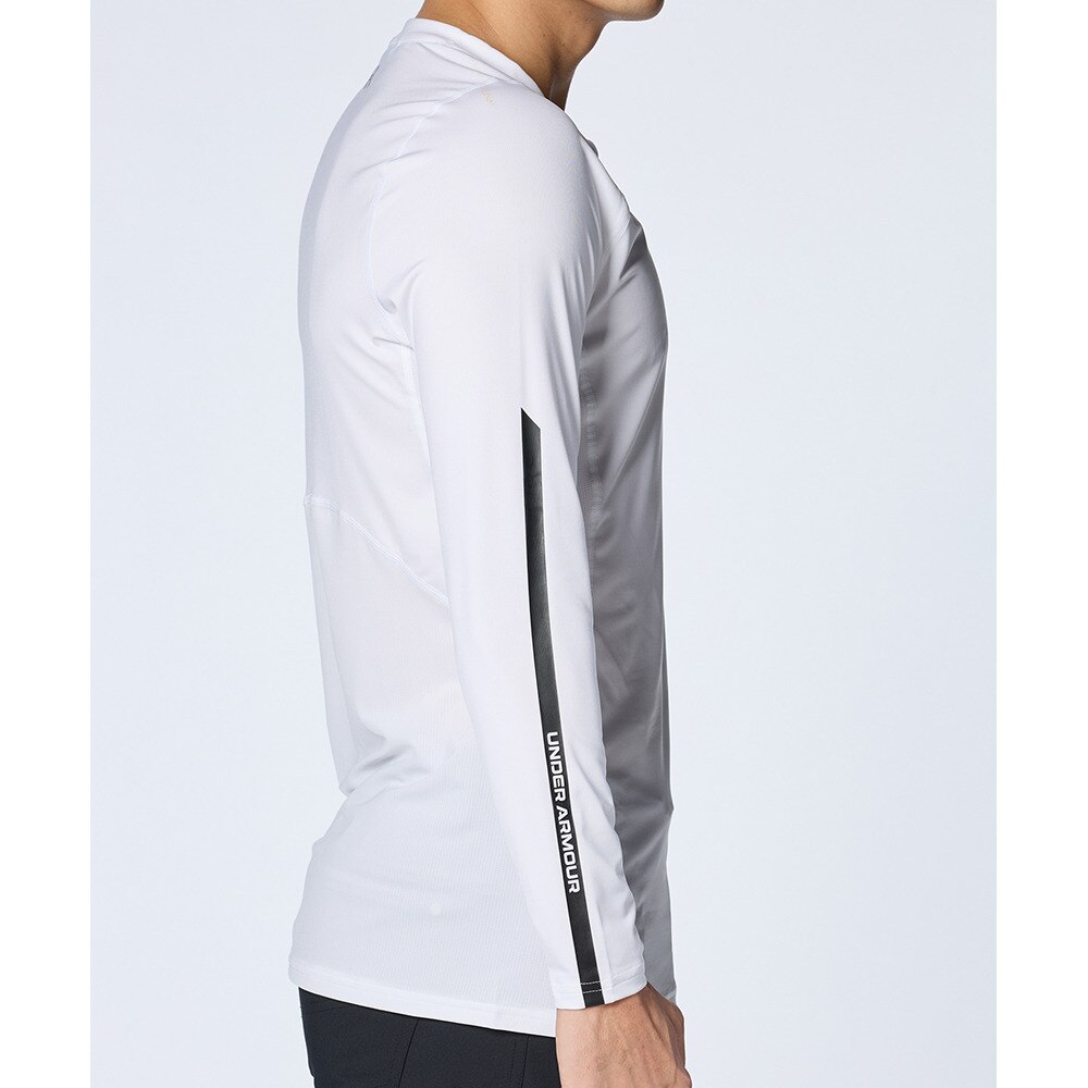 アンダーアーマー（UNDER ARMOUR）（メンズ）ゴルフウェア インナー 吸汗速乾 HG フィッティド ノベルティ ロングスリーブ クルーネック シャツ 1384825 100★★★