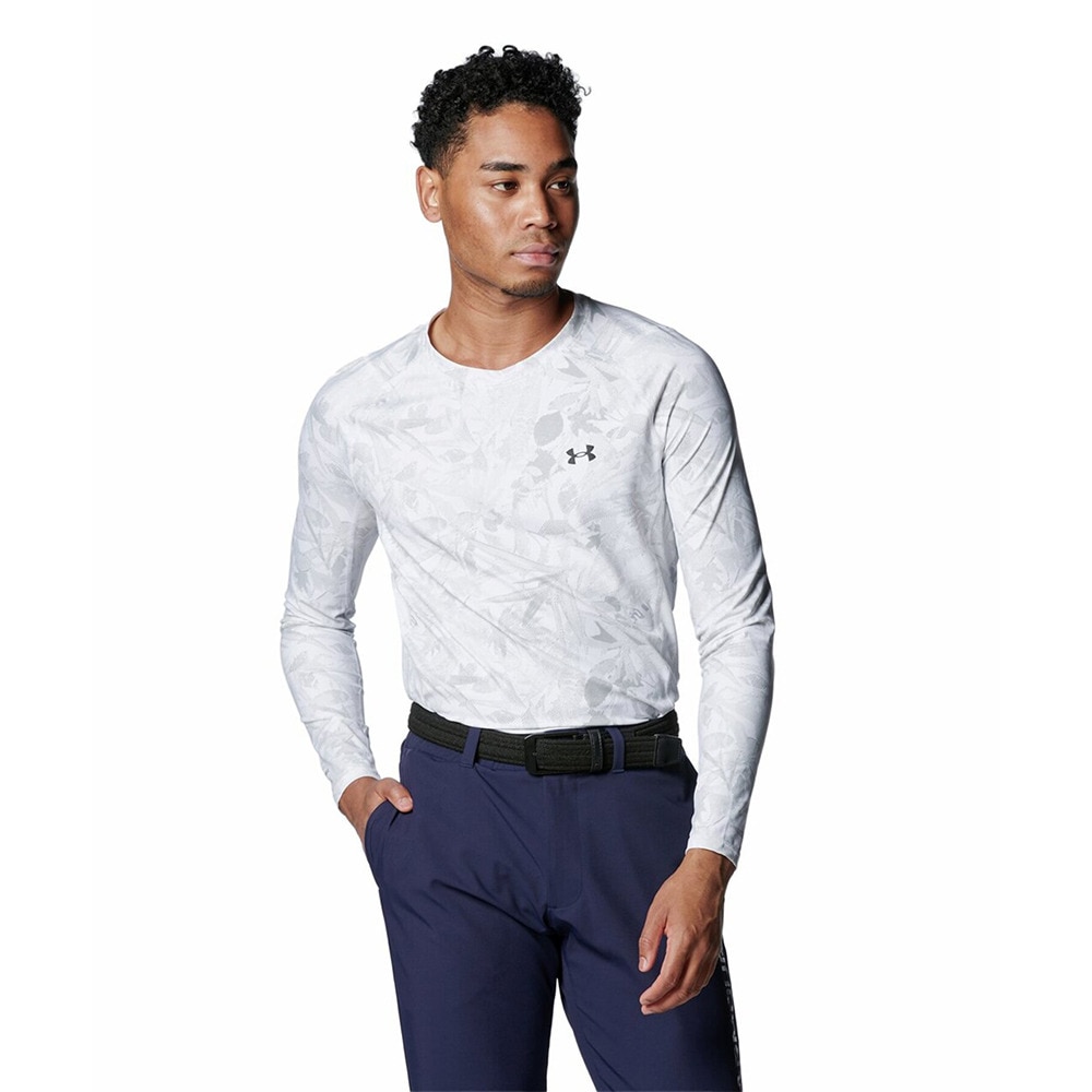 アンダーアーマー（UNDER ARMOUR）（メンズ）ゴルフウェア アンダーウェア アイソチル フィッティドロングスリーブシャツ 1384826 100