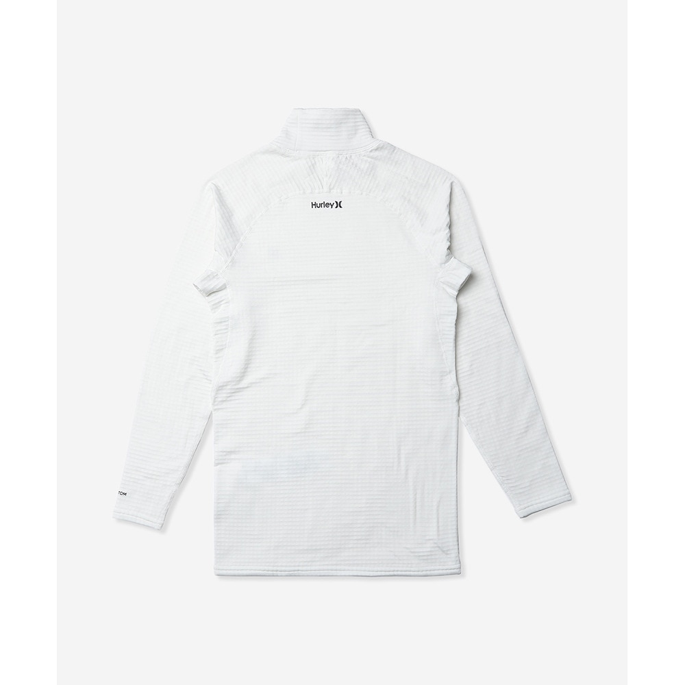 ハーレー（HURLEY）（メンズ）ゴルフウェア 防寒 保温 ファントム ワッフル インナー モックネック 長袖 MIW2312037-WHT