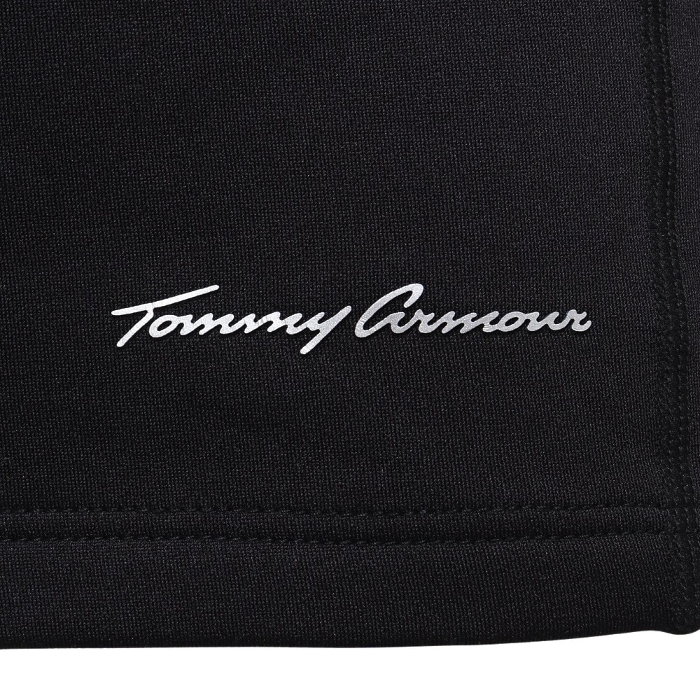 トミーアーマー（Tommy Armour）（メンズ）ゴルフウェア 防寒 保温 発熱ストレッチアンダーシャツ セミフィット ハイネック長袖 TAGC23F040017 BLK