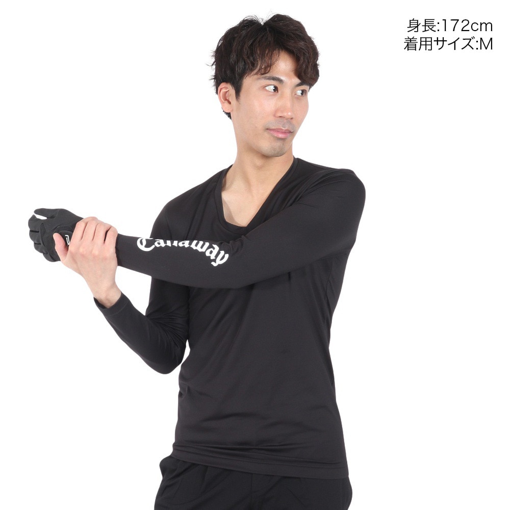 キャロウェイ（CALLAWAY）（メンズ）ゴルフウェア 吸汗速乾 アンダーウェア クールコア天竺Vネックインナーシャツ C24932101-1010
