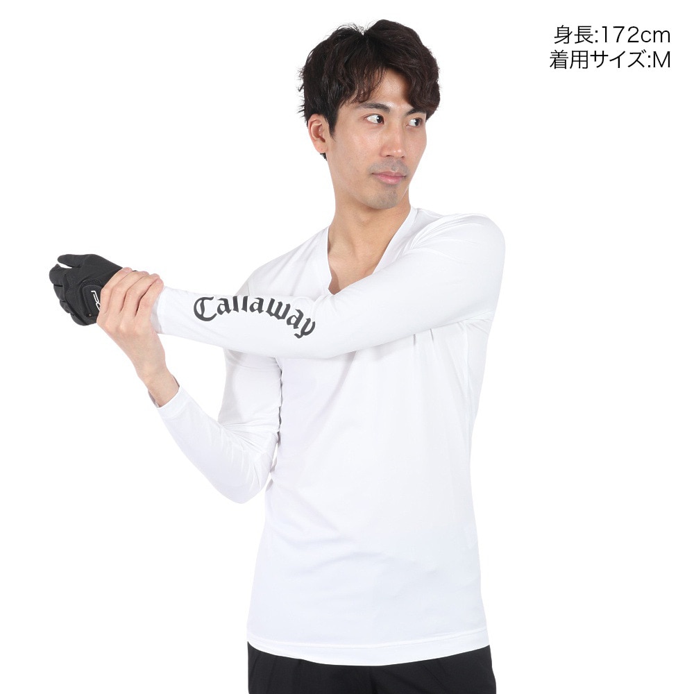 キャロウェイ（CALLAWAY）（メンズ）ゴルフウェア アンダーウェア 吸汗速乾 クールコア天竺Vネックインナーシャツ C24932101-1030