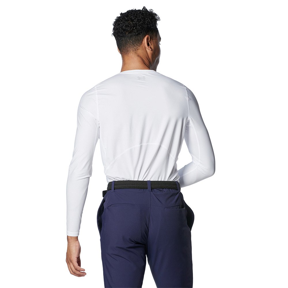 アンダーアーマー（UNDER ARMOUR）（メンズ）ゴルフウェア アイソチル フィッティド ロングスリーブ Vネックシャツ 1384824 100