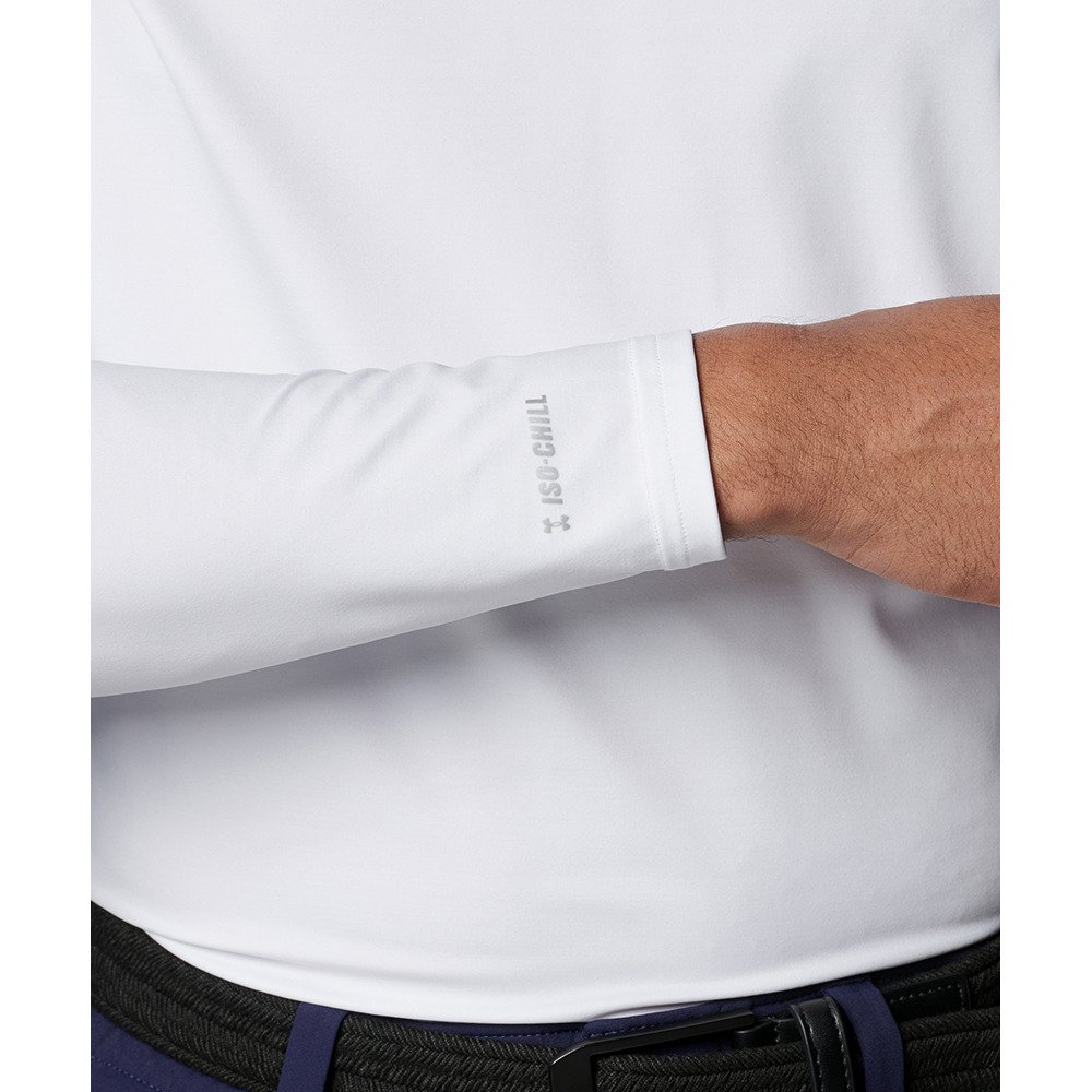 アンダーアーマー（UNDER ARMOUR）（メンズ）ゴルフウェア アイソチル フィッティド ロングスリーブ Vネックシャツ 1384824 100