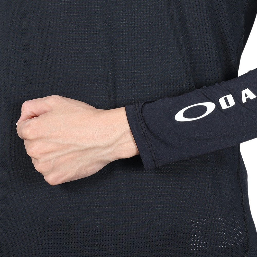 オークリー（OAKLEY）（メンズ）ゴルフウェア アンダーウェア 接触冷感 ベースレイヤー Vネック FOA406355-02E