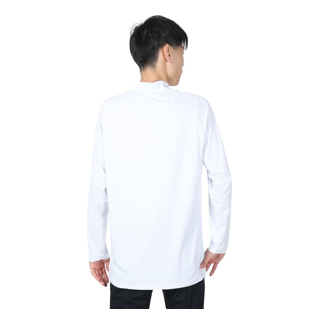 トミーアーマー（Tommy Armour）（メンズ）ゴルフウェア 吸汗速乾 ベーシック 長袖モックネック インナー TAGC24B040113 WHT