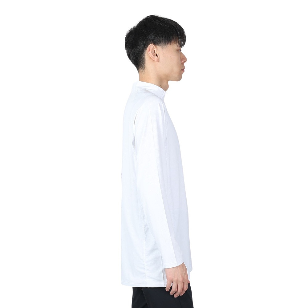 トミーアーマー（Tommy Armour）（メンズ）ゴルフウェア 吸汗速乾 ベーシック 長袖モックネック インナー TAGC24B040113 WHT