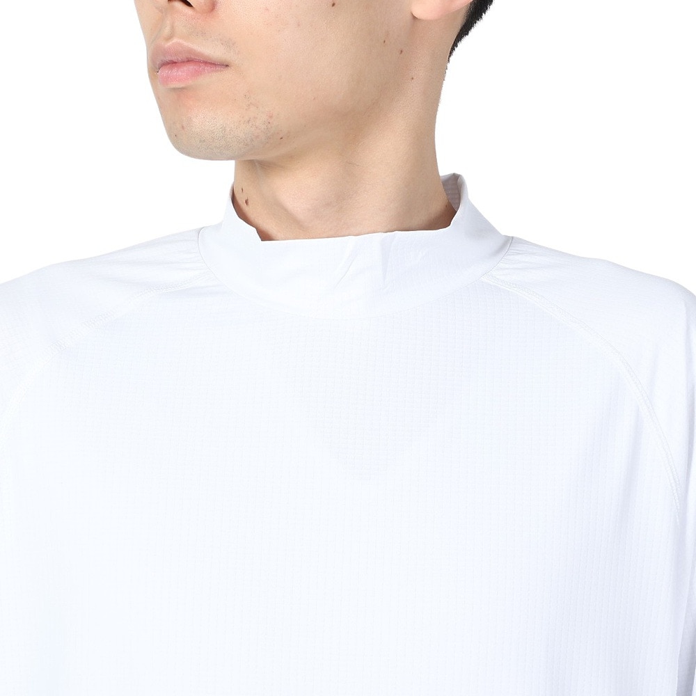 トミーアーマー（Tommy Armour）（メンズ）ゴルフウェア 吸汗速乾 ベーシック 長袖モックネック インナー TAGC24B040113 WHT