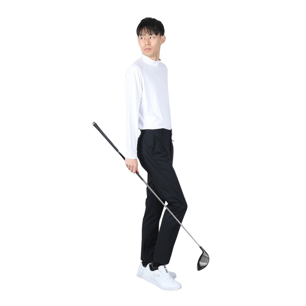 トミーアーマー（Tommy Armour）（メンズ）ゴルフウェア 吸汗速乾 ベーシック 長袖モックネック インナー TAGC24B040113 WHT