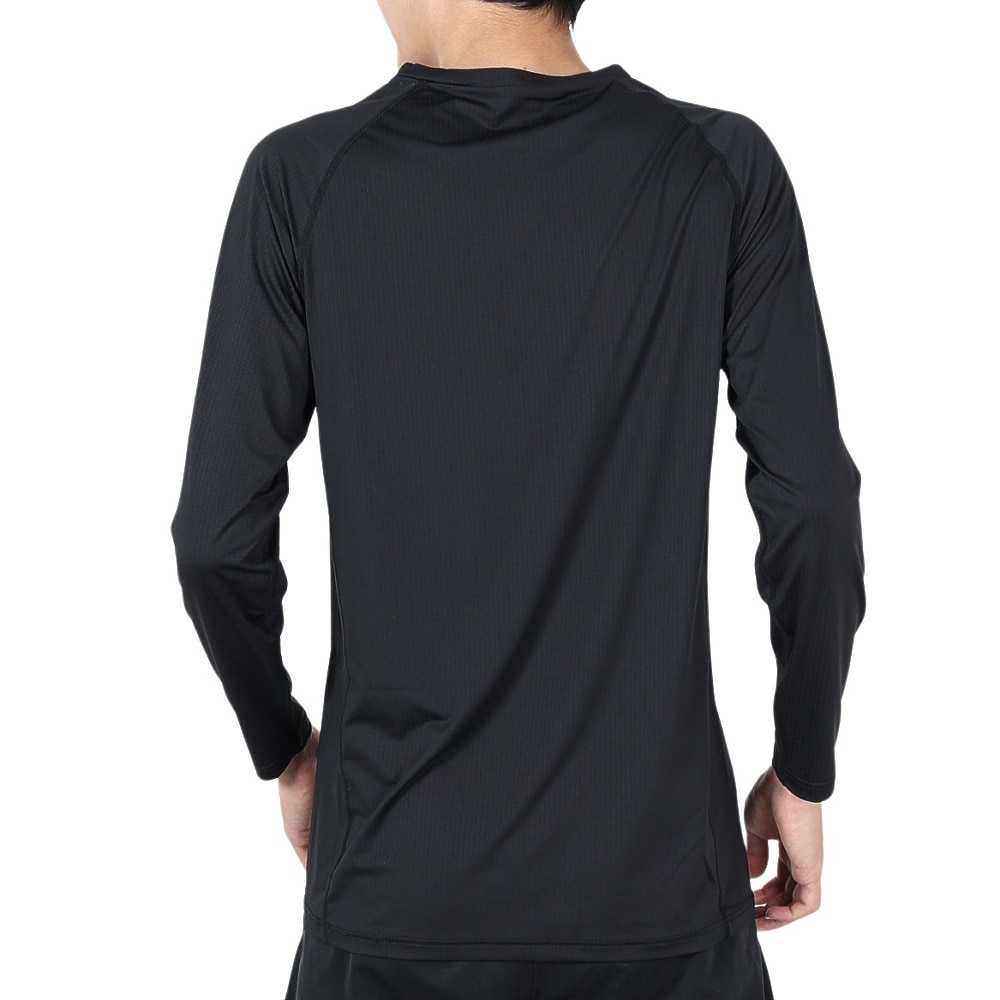トミーアーマー（Tommy Armour）（メンズ）ゴルフウェア インナー 吸汗速乾 ベーシック 長袖Vネック シャツ TAGC24B040114 BLK