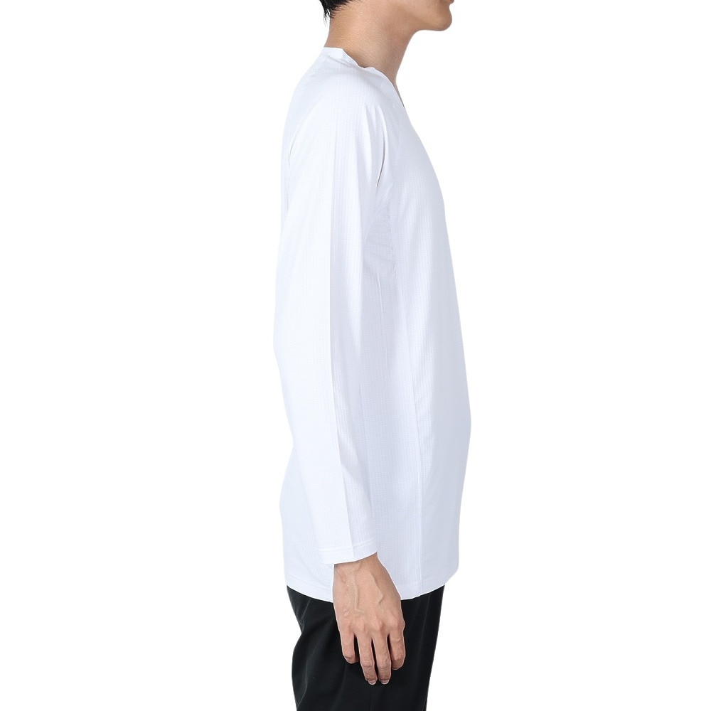 トミーアーマー（Tommy Armour）（メンズ）ゴルフウェア 吸汗速乾 ベーシック 長袖Vネック インナー TAGC24B040114 WHT