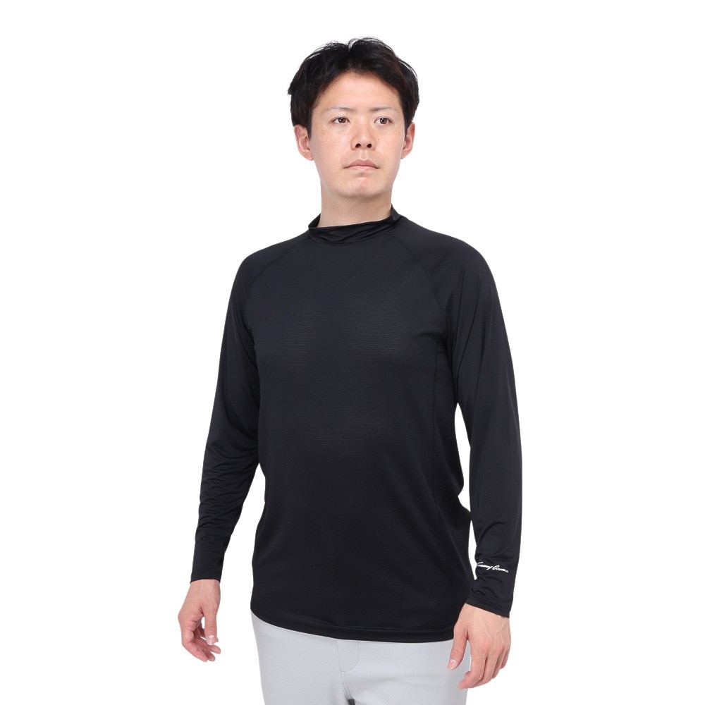 トミーアーマー（Tommy Armour）（メンズ）ゴルフウェア インナー 吸汗速乾 接触冷感 長袖シャツ TAGC24S040050 BLK