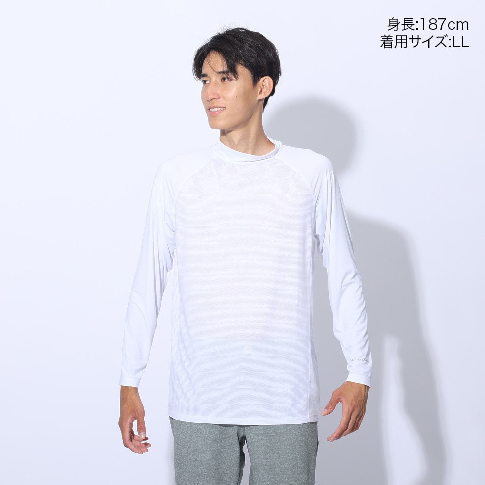 トミーアーマー（Tommy Armour）（メンズ）ゴルフウェア インナー 吸汗速乾 接触冷感 長袖シャツ TAGC24S040050 WHT