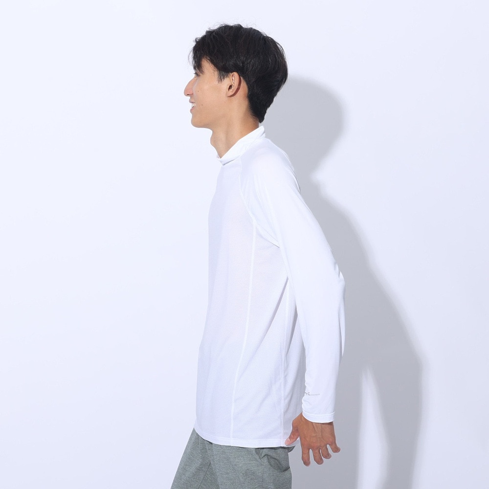 トミーアーマー（Tommy Armour）（メンズ）ゴルフウェア インナー 吸汗速乾 接触冷感 長袖シャツ TAGC24S040050 WHT
