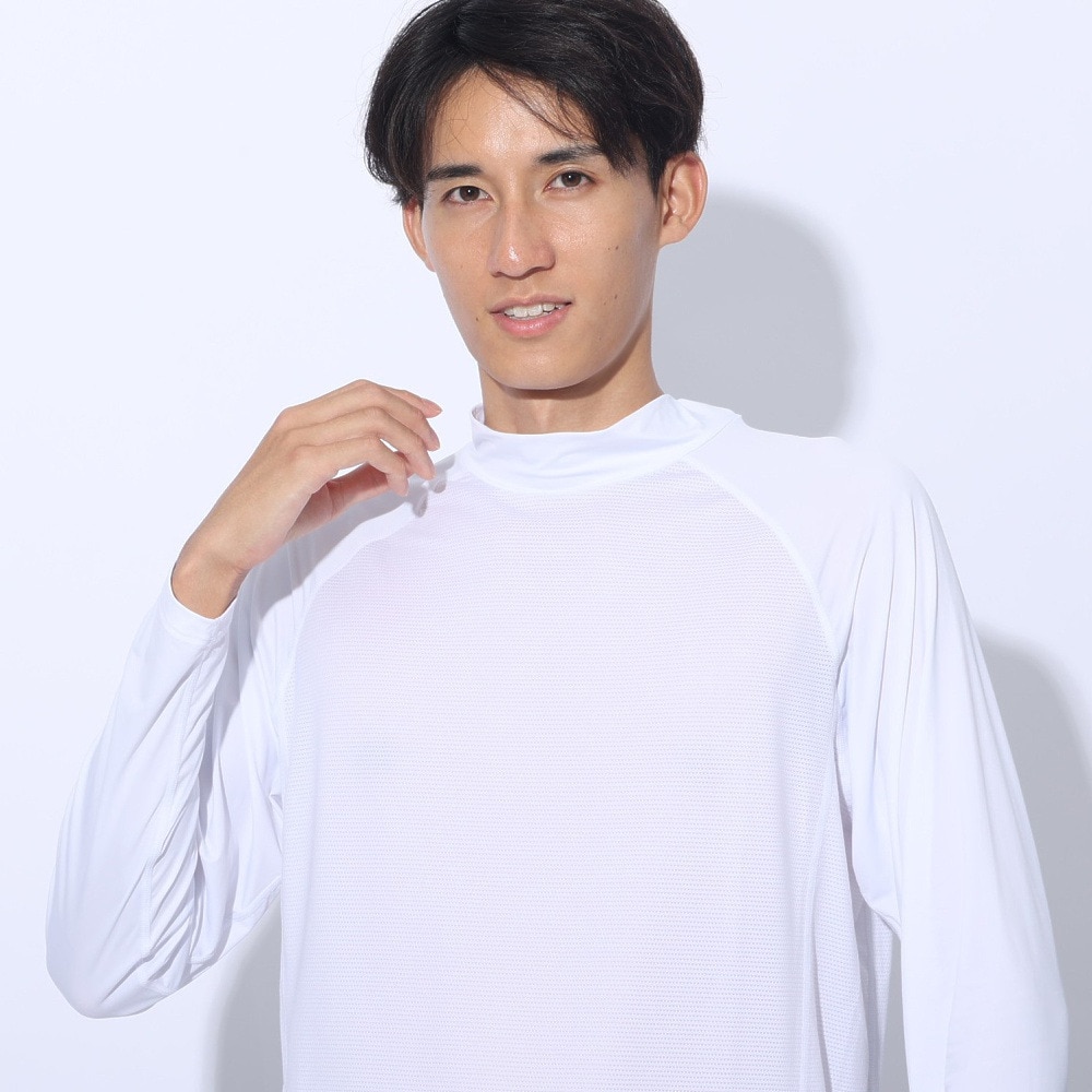 トミーアーマー（Tommy Armour）（メンズ）ゴルフウェア インナー 吸汗速乾 接触冷感 長袖シャツ TAGC24S040050 WHT