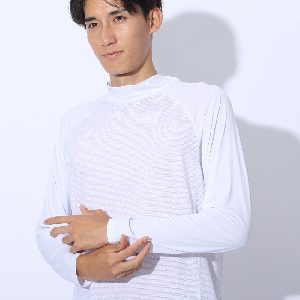 トミーアーマー（Tommy Armour）（メンズ）ゴルフウェア インナー 吸汗速乾 接触冷感 長袖シャツ TAGC24S040050 WHT