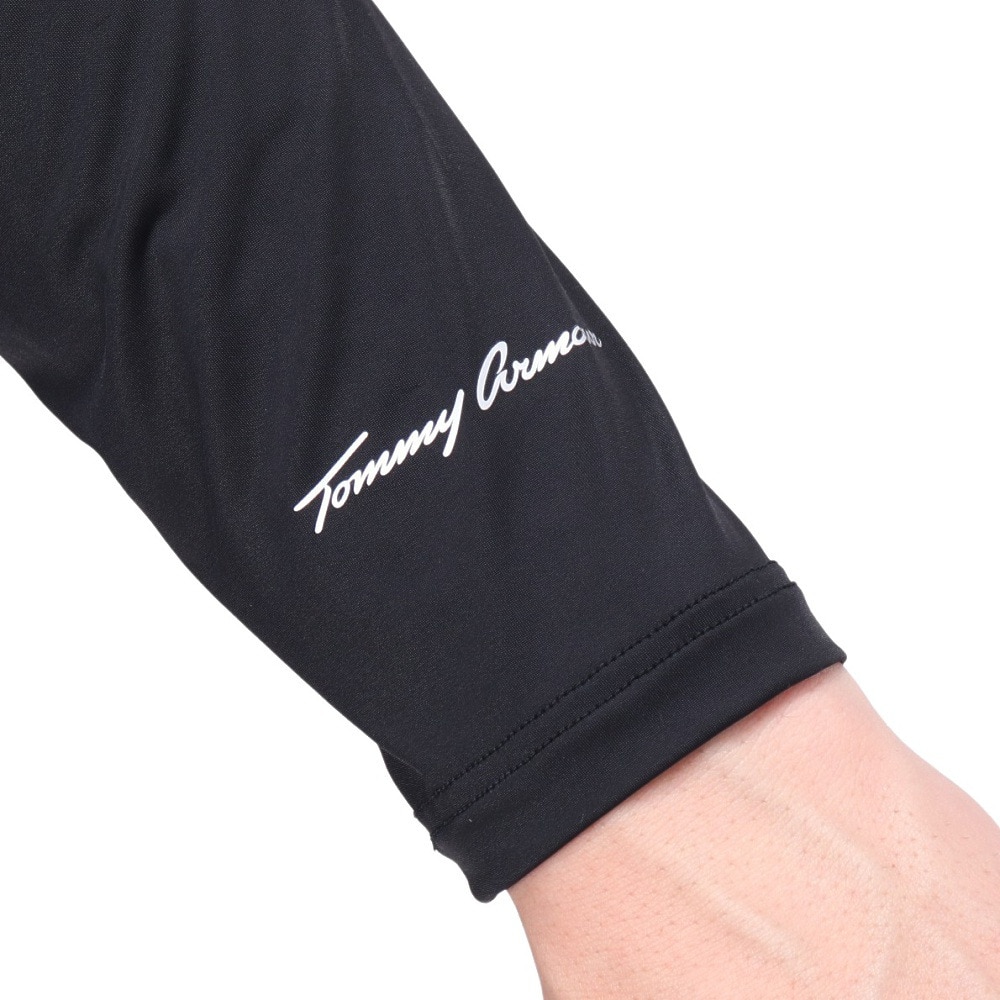 トミーアーマー（Tommy Armour）（メンズ）ゴルフウェア インナー 吸汗速乾 接触冷感 長袖 Vネックシャツ TAGC24S040051 BLK
