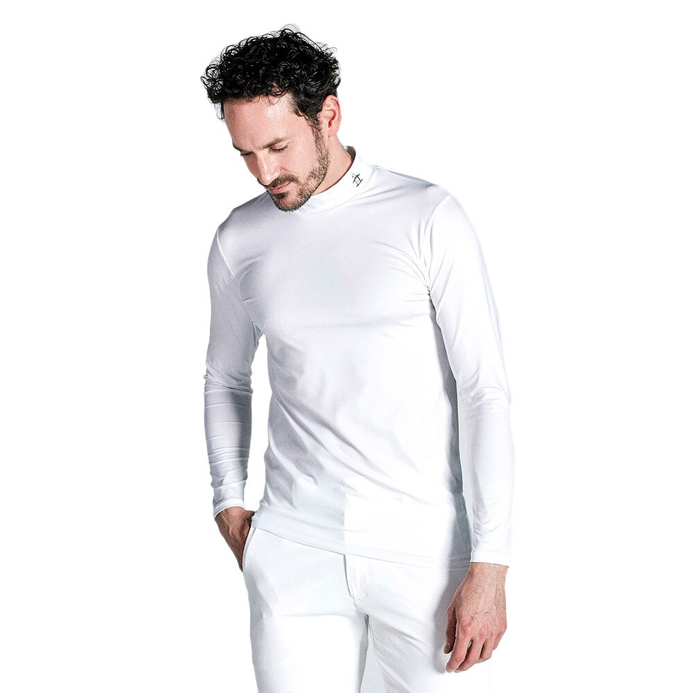マンシングウエア（MUNSING WEAR）（メンズ）ゴルフウェア インナー ハイネックアンダーシャツ MGMXJM01 WH00