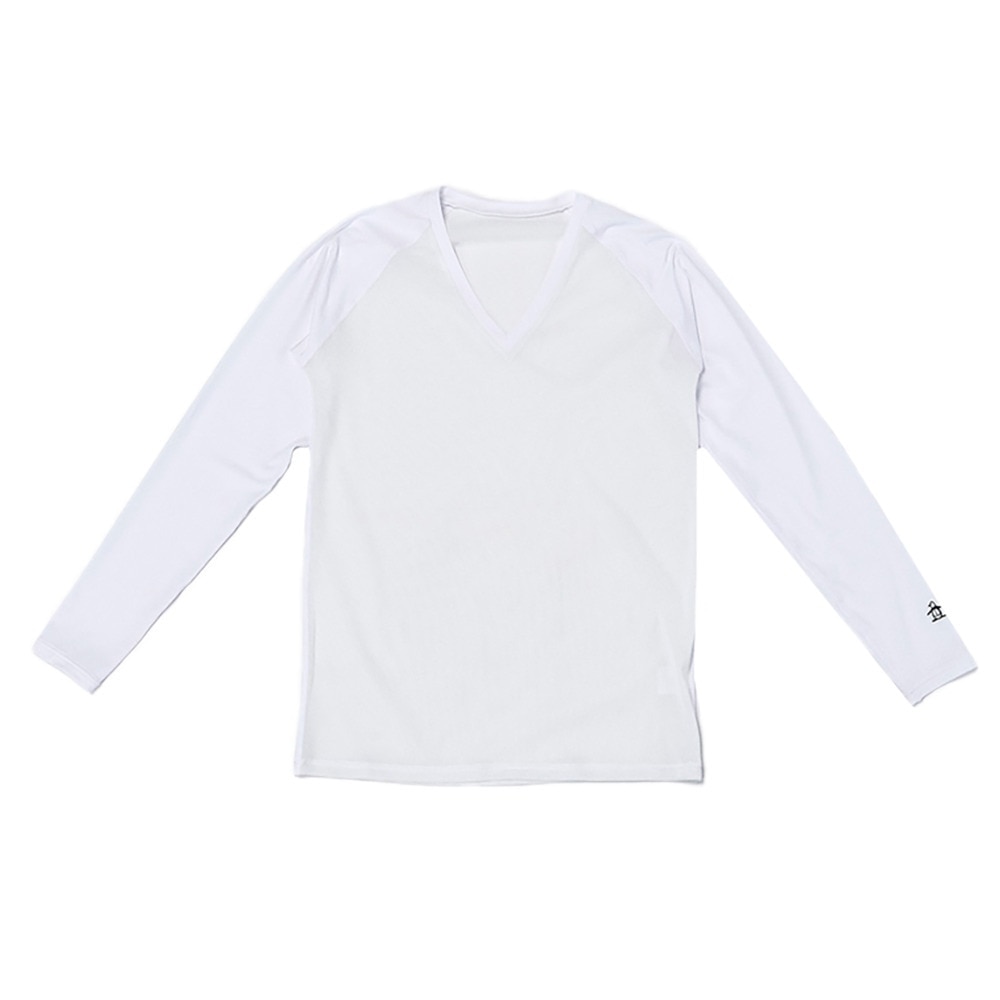 マンシングウエア（MUNSING WEAR）（メンズ）ゴルフウェア インナー Vネックアンダーシャツ MGMXJM02 WH00
