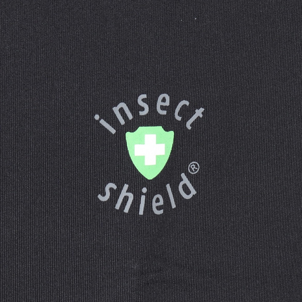 インセクトシールドジャパン（insect shield）（メンズ）ゴルフウェア 吸汗速乾 消臭 モックネック ロングスリーブTシャツ 長袖シャツ 2065TC-07