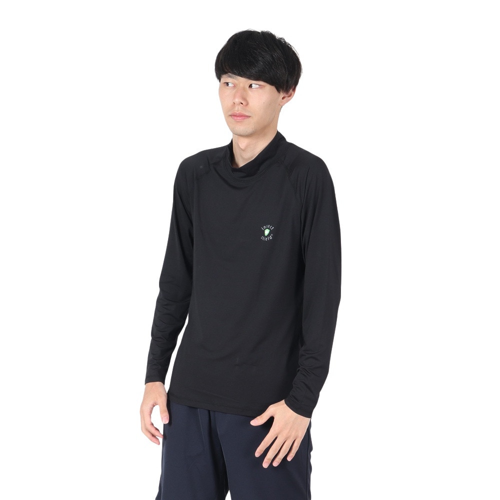 インセクトシールドジャパン（insect shield）（メンズ）ゴルフウェア 吸汗速乾 消臭 モックネック ロングスリーブTシャツ 長袖シャツ 2065TC-07