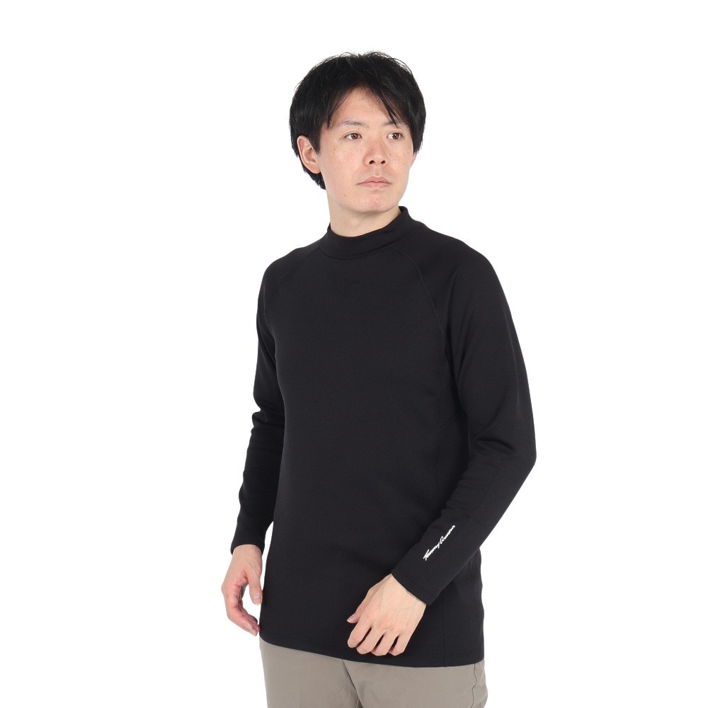 トミーアーマー（Tommy Armour）（メンズ）ゴルフウェア 吸汗速乾 保温 DRY WARM HN インナー 長袖シャツ アンダーウエア TAGC24F040050 BLK