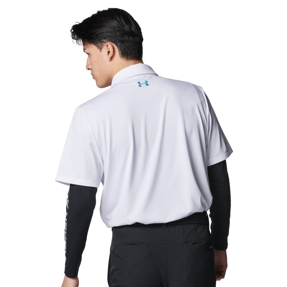 アンダーアーマー（UNDER ARMOUR）（メンズ）ゴルフウェア 速乾 ヒートギア フィッティド ノベルティ 長袖 クルーネックシャツ 6001245 001