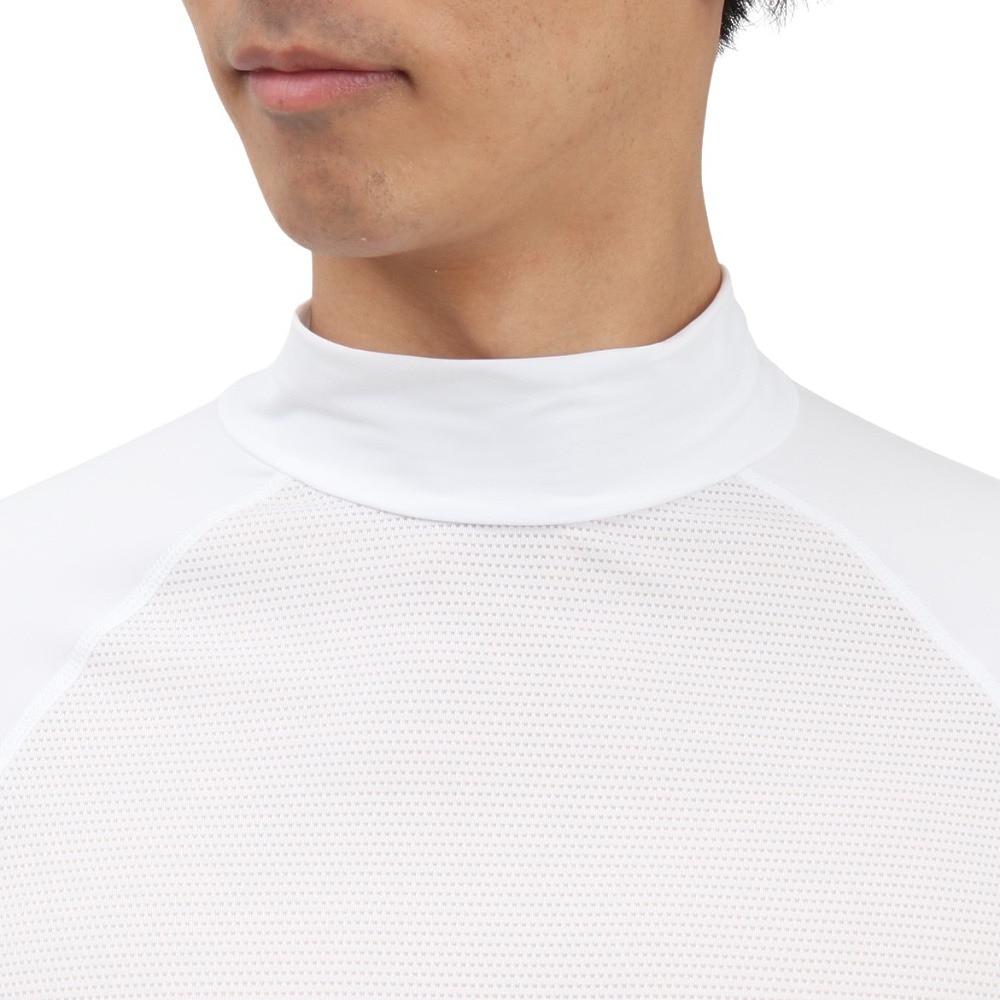 トミーアーマー（Tommy Armour）（メンズ）ゴルフウェア 接触冷感 インナー Cool Touch 長袖モックネックシャツ TAGC25S040001 WHT
