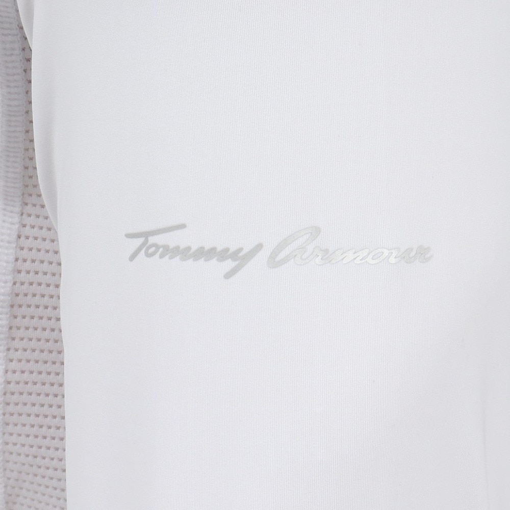 トミーアーマー（Tommy Armour）（メンズ）ゴルフウェア 接触冷感 インナー Cool Touch 長袖モックネックシャツ TAGC25S040001 WHT