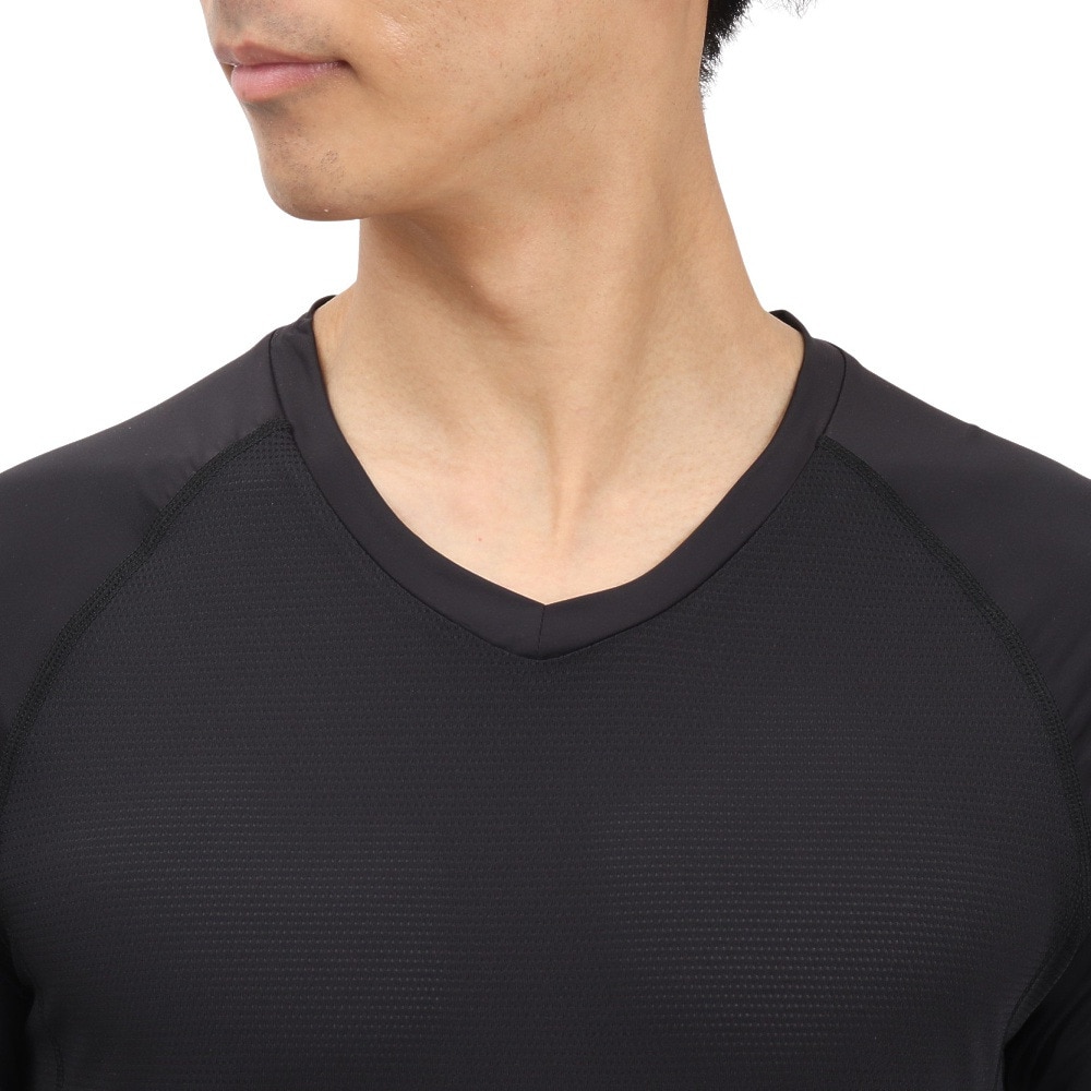 トミーアーマー（Tommy Armour）（メンズ）ゴルフウェア 接触冷感 インナー Cool Touch 長袖Vネックシャツ TAGC25S040002 BLK