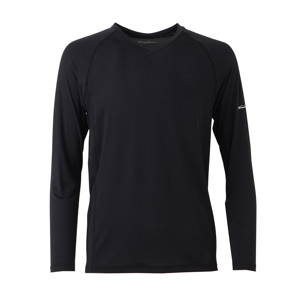 トミーアーマー（Tommy Armour）（メンズ）ゴルフウェア 接触冷感 インナー Cool Touch 長袖Vネックシャツ TAGC25S040002 BLK