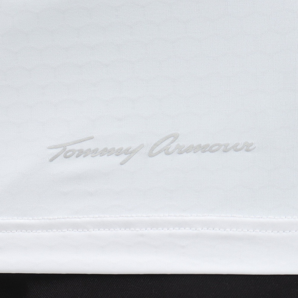 トミーアーマー（Tommy Armour）（メンズ）ゴルフウェア 接触冷感 高通気 長袖 モックネックシャツ TAGC25S040005 WHT