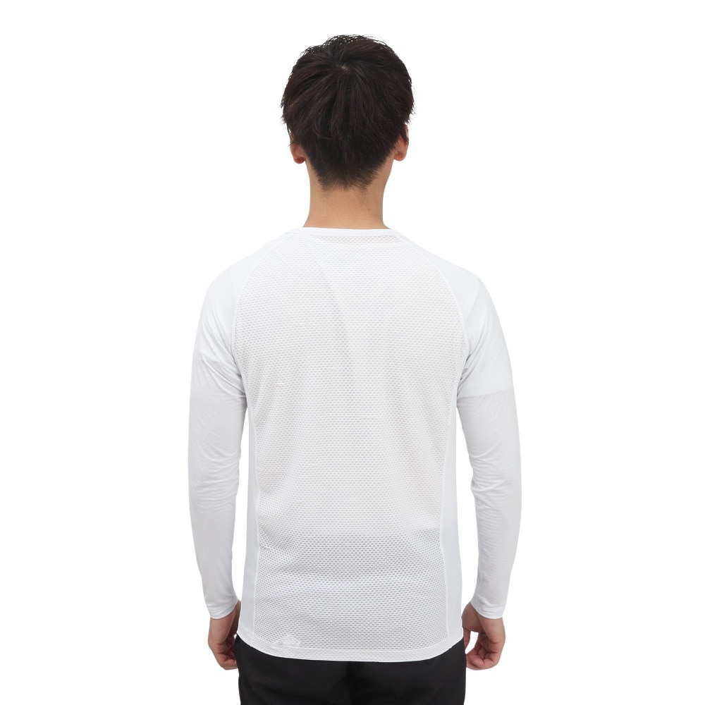 トミーアーマー（Tommy Armour）（メンズ）ゴルフウェア 接触冷感 高通気 長袖 Vネックシャツ TAGC25S040006 WHT