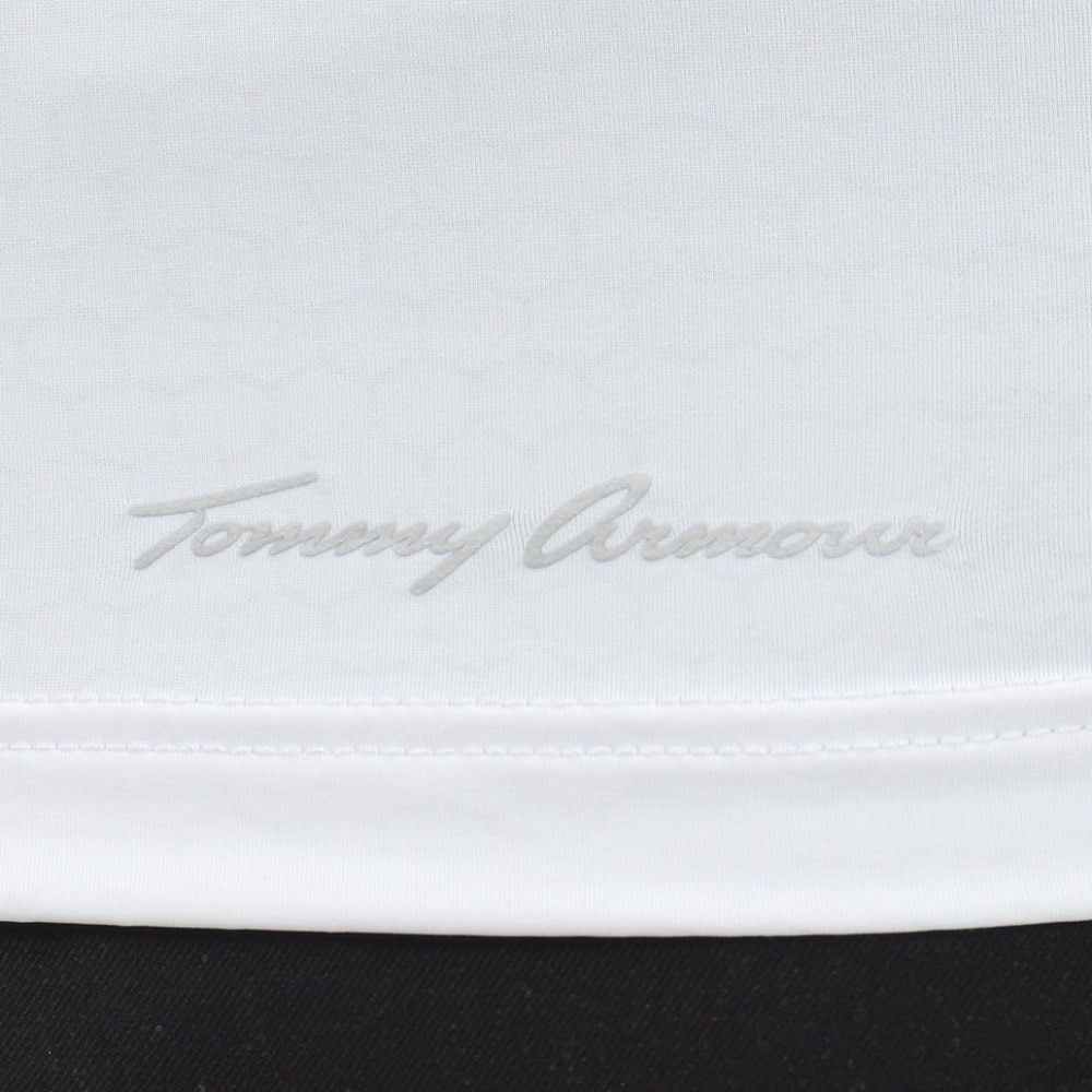トミーアーマー（Tommy Armour）（メンズ）ゴルフウェア 接触冷感 高通気 長袖 Vネックシャツ TAGC25S040006 WHT