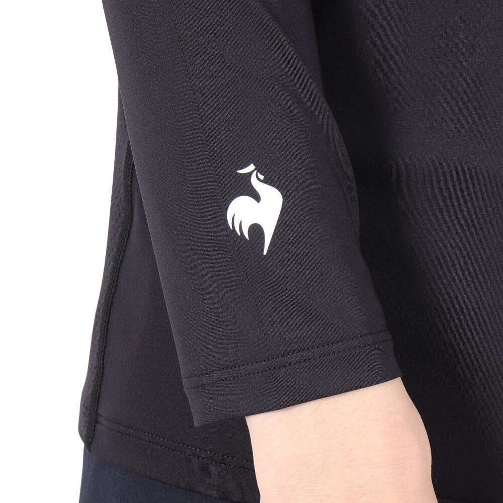 ルコックスポルティフ（lecoqsportif）（メンズ）ストレッチフォーサー ハイネックアンダーシャツ QGMXJM00 BK00