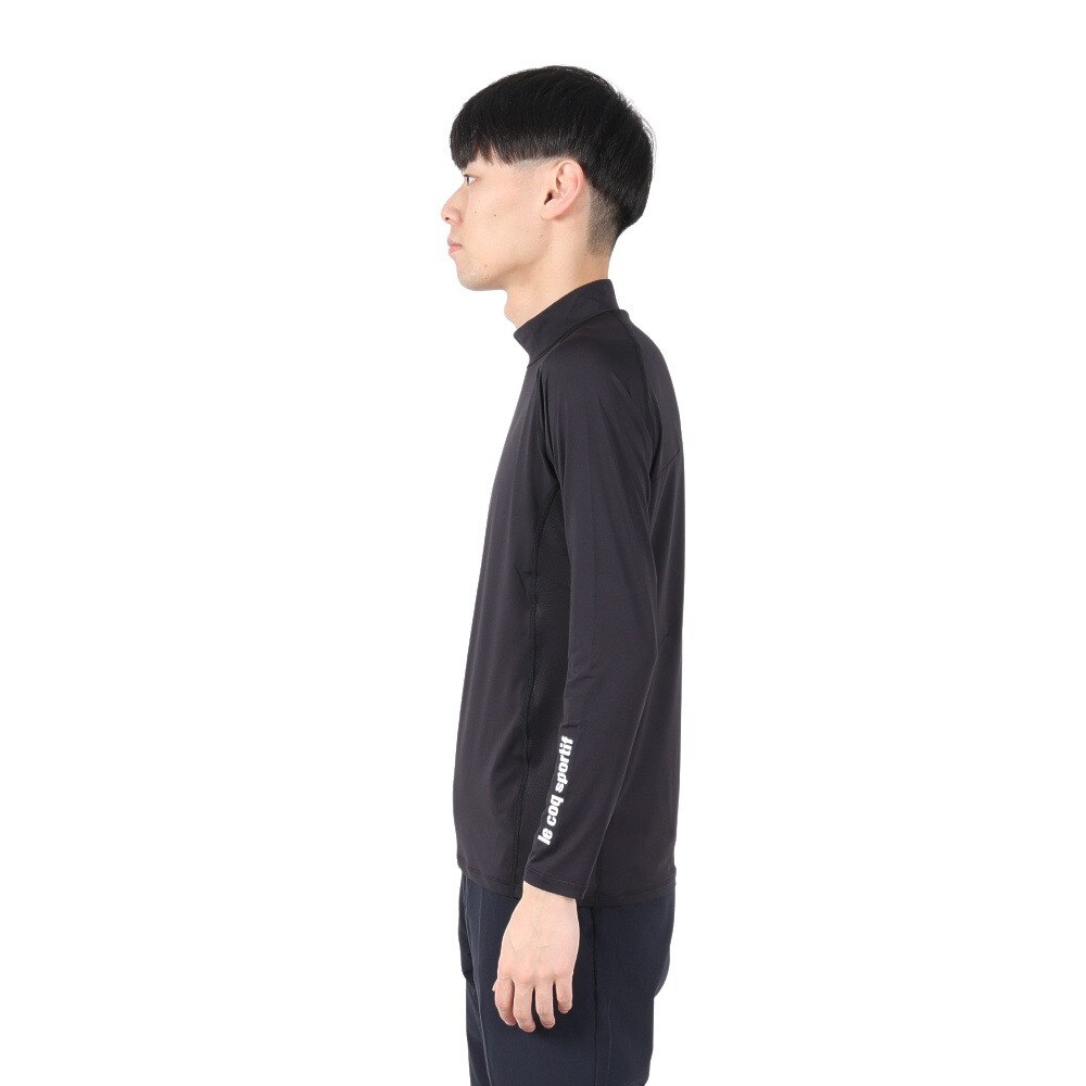 ルコックスポルティフ（lecoqsportif）（メンズ）ストレッチフォーサー ハイネックアンダーシャツ QGMXJM00BK00