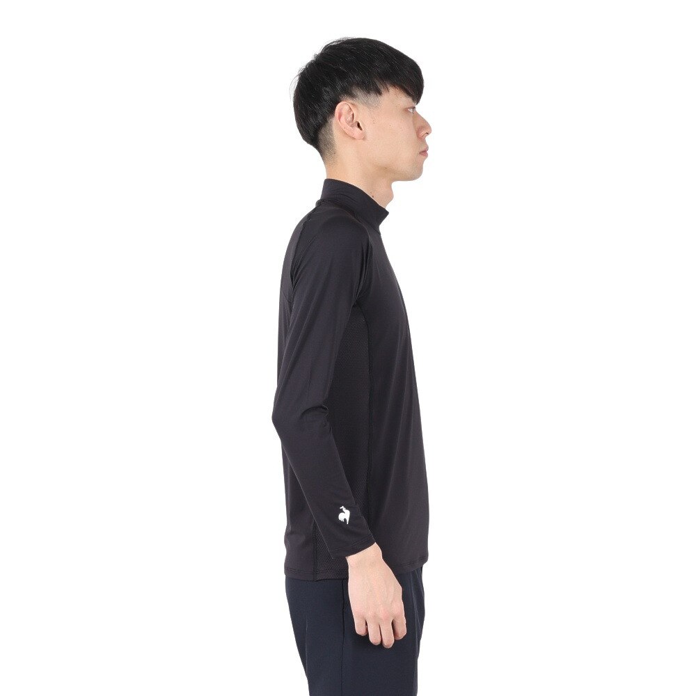 ルコックスポルティフ（lecoqsportif）（メンズ）ストレッチフォーサー ハイネックアンダーシャツ QGMXJM00BK00