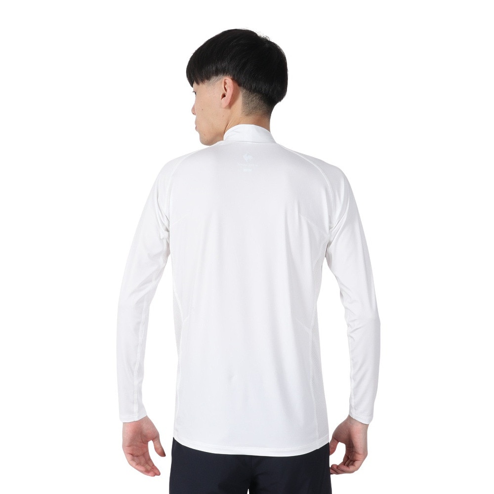 ルコックスポルティフ（lecoqsportif）（メンズ）ゴルフウェア 吸汗速乾 ストレッチフォーサー ハイネック 長袖 アンダーシャツ QGMXJM00WH00