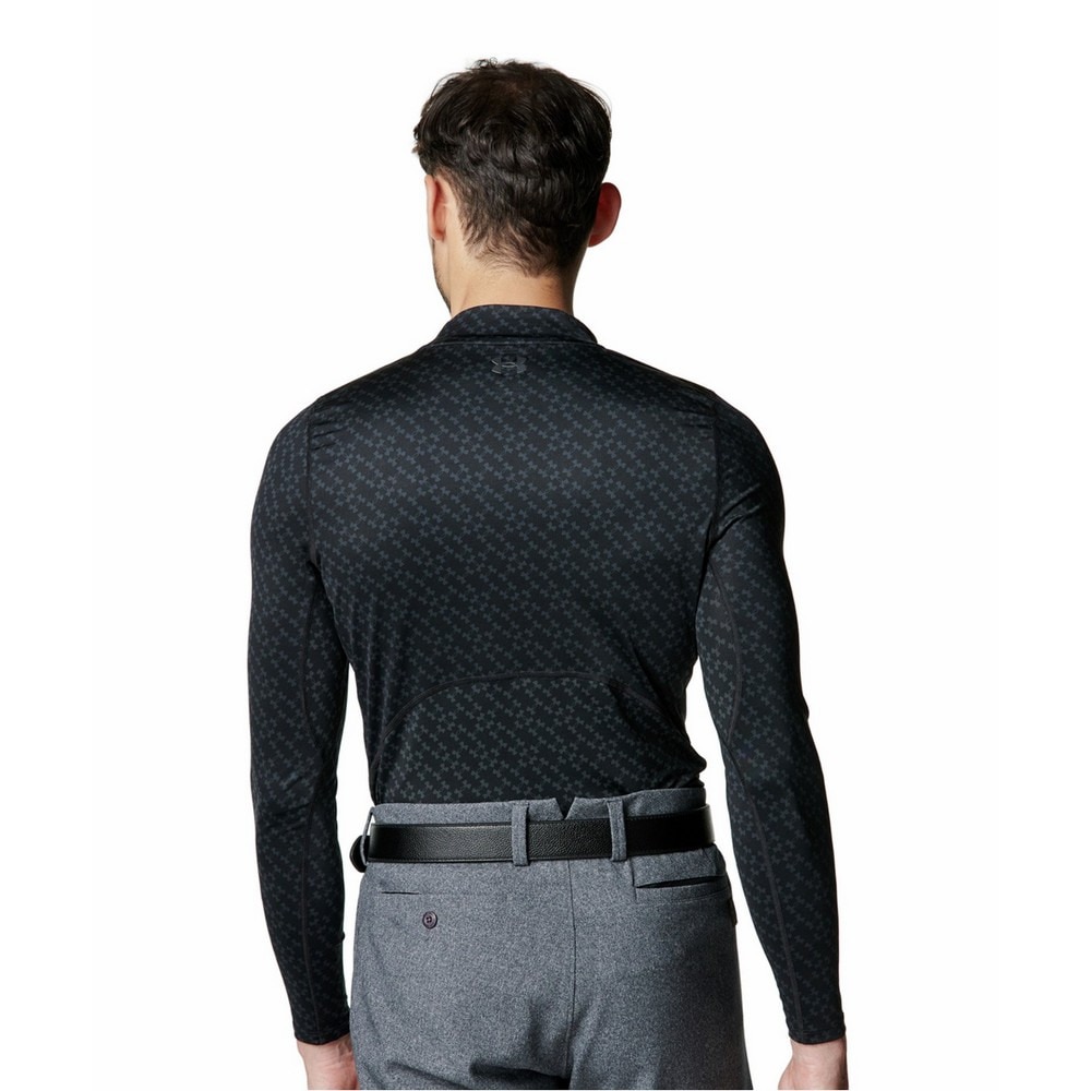 アンダーアーマー（UNDER ARMOUR）（メンズ）ヒートギア フィッティド ノベルティ ロングスリーブ モックネック シャツ 6007920 001
