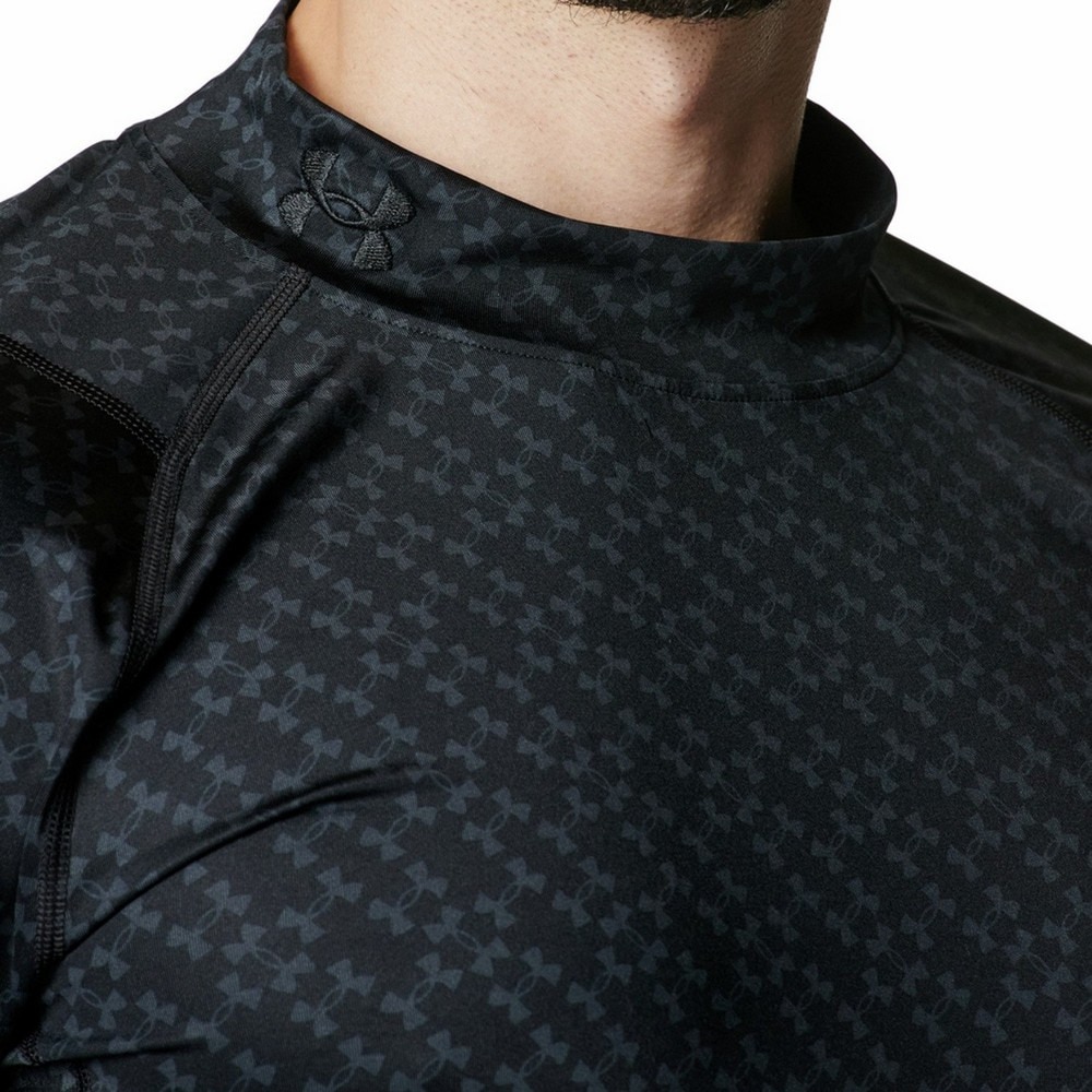 アンダーアーマー（UNDER ARMOUR）（メンズ）ヒートギア フィッティド ノベルティ ロングスリーブ モックネック シャツ 6007920 001