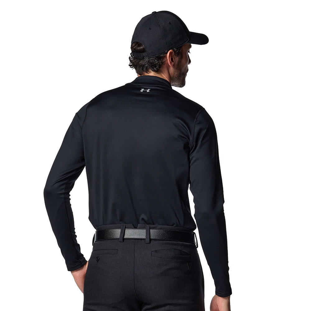 アンダーアーマー（UNDER ARMOUR）（メンズ）ゴルフウェア 撥水 長袖モックネック インナー COLDGEAR INFRARED 6007944 001