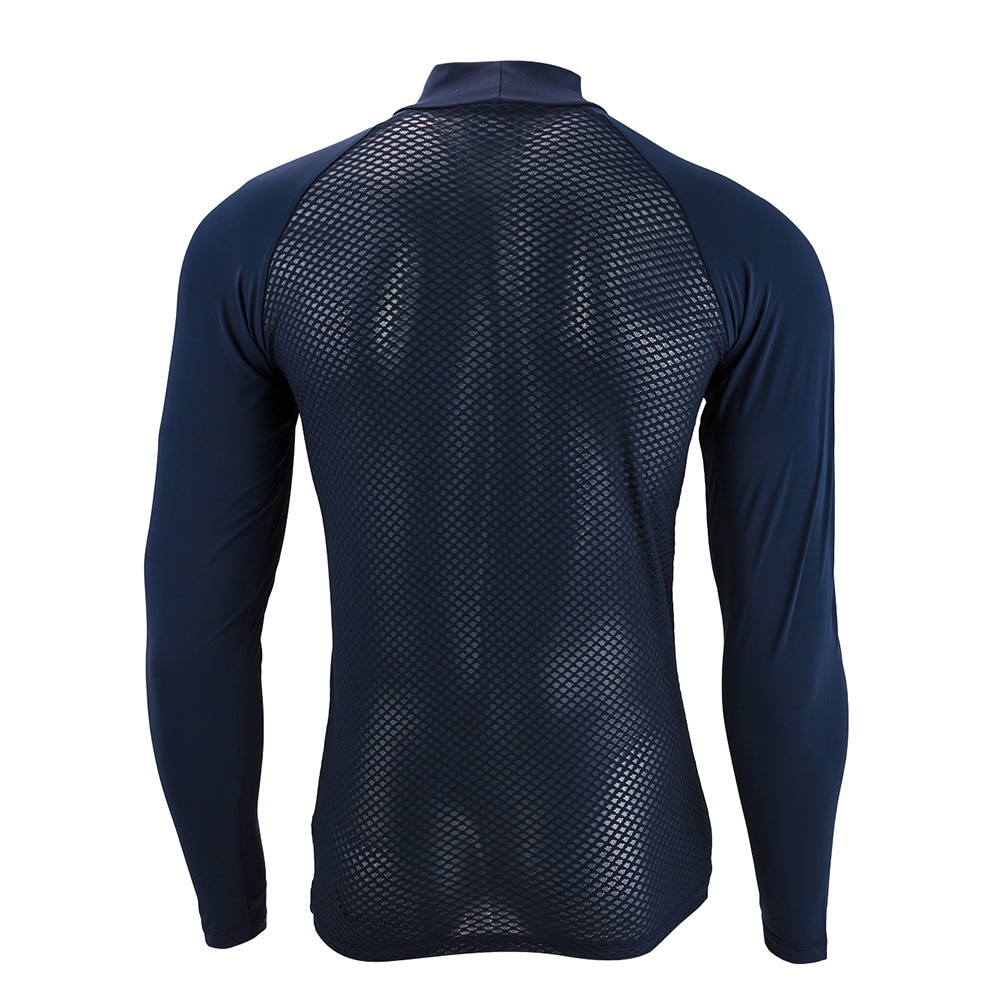 ゼロフィット（ZEROFIT）（メンズ）アイスメッシュ モックネックシャツ ZUIMF-1107