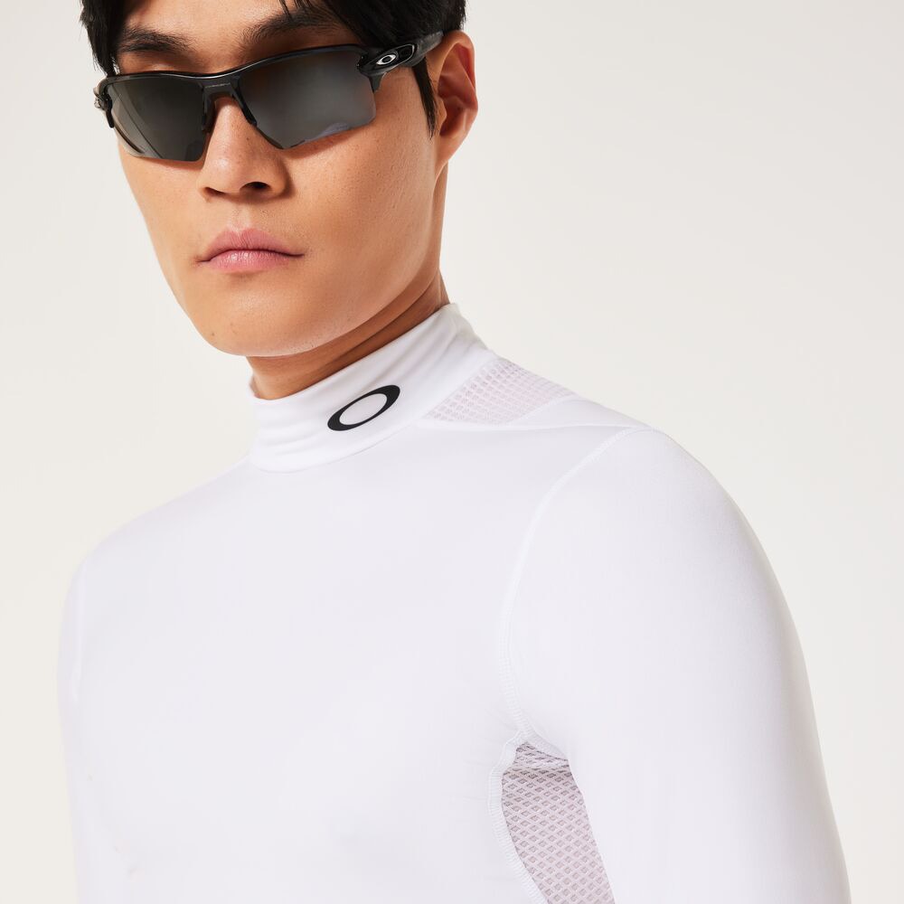オークリー（OAKLEY）（メンズ）ゴルフウェア 吸汗速乾 保温 長袖 モックネックインナーTechnical Base Layer FOA408268-100