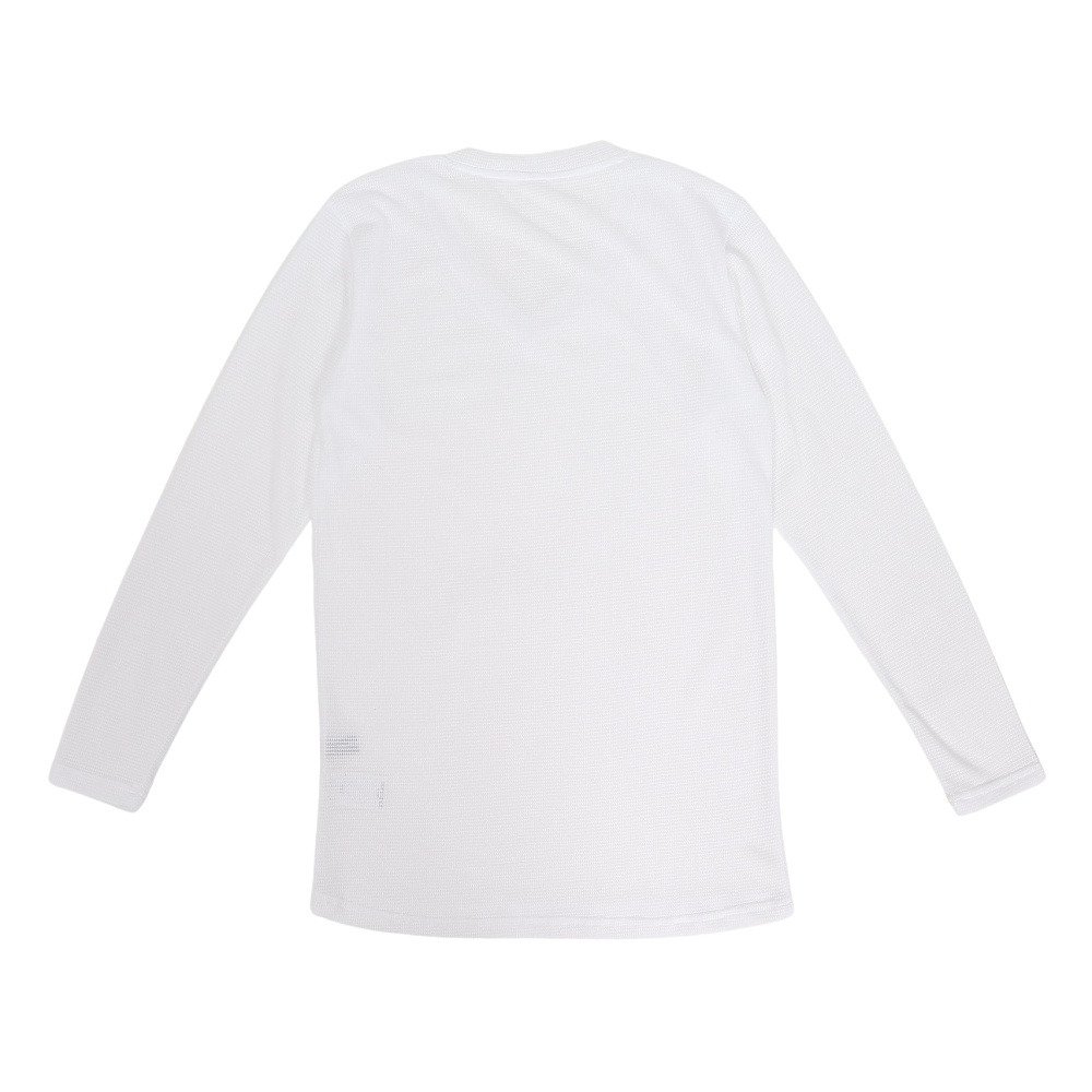 シルバースコット845（SILVERSCOTT845）（メンズ）ゴルフウェア 暖熱速乾 長袖 インナー Vネックシャツ SS25FWQ015 WHT