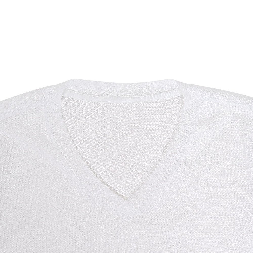 シルバースコット845（SILVERSCOTT845）（メンズ）ゴルフウェア 暖熱速乾 長袖 インナー Vネックシャツ SS25FWQ015 WHT