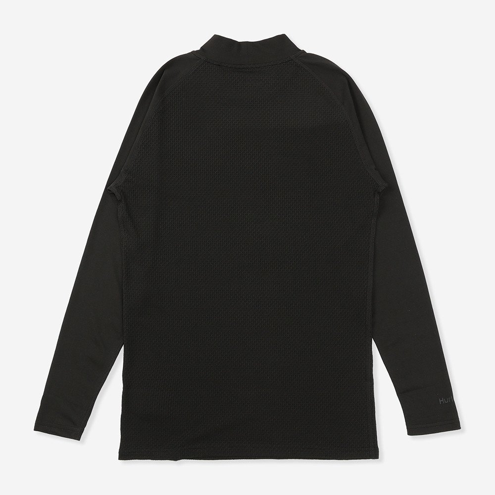 ハーレー（HURLEY）（メンズ）ゴルフ PHANTOM ポリプロピレン コールドメッシュ インナー モック ロングスリーブシャツ 長袖 MGIW26110P-BLK