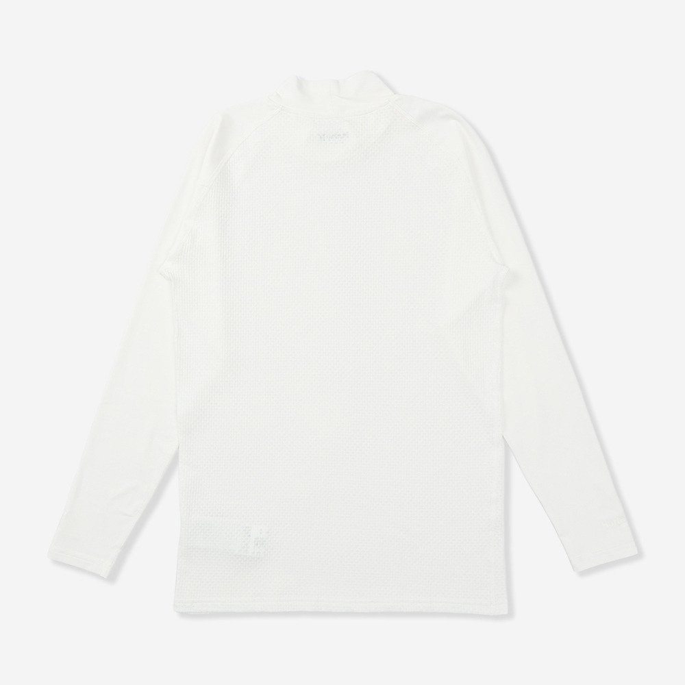 ハーレー（HURLEY）（メンズ）ゴルフ PHANTOM ポリプロピレン コールドメッシュ インナー モック ロングスリーブシャツ 長袖 MGIW26110P-WHT