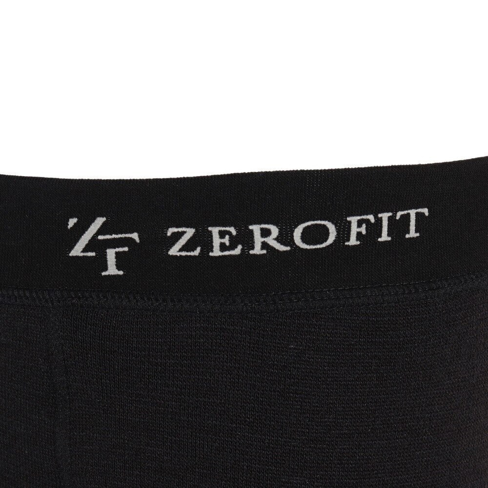 ゼロフィット（ZEROFIT）（メンズ）ゴルフウェア インナー 保温 吸湿発熱 抗菌  タイツ MBO フロントオープン ZHTOB-BLK